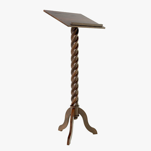 Wooden Lectern 3D model