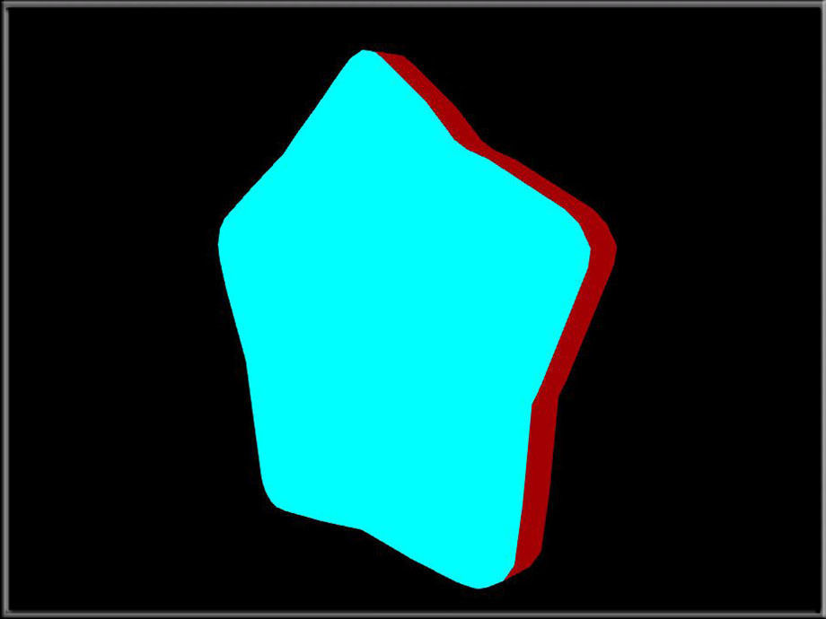 Star shaped Lemon Low-poly 3D model_4