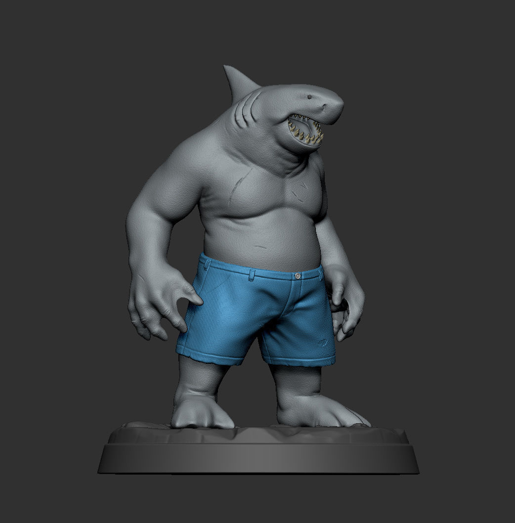 KINGSHARK   SUICIDESQUAD 3D print model_5