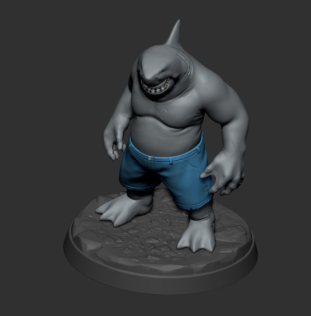KINGSHARK   SUICIDESQUAD 3D print model_4