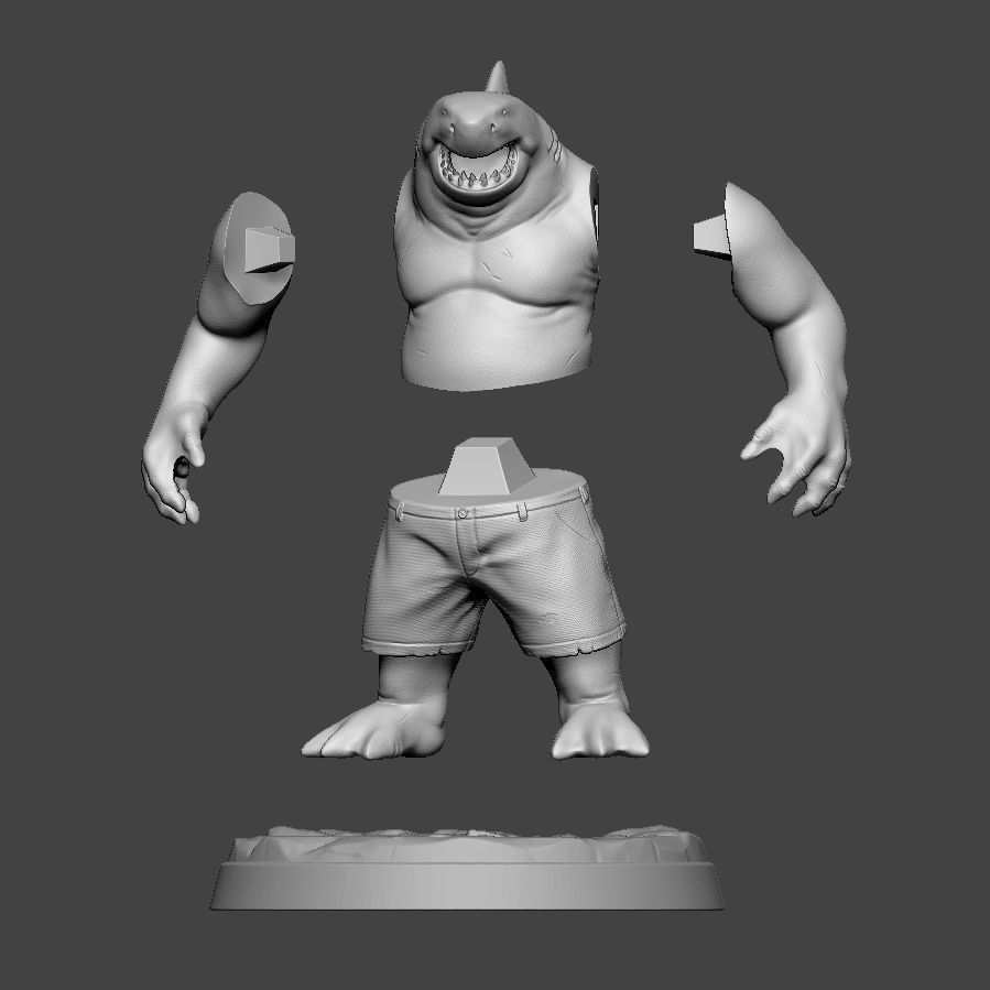 KINGSHARK   SUICIDESQUAD 3D print model_6
