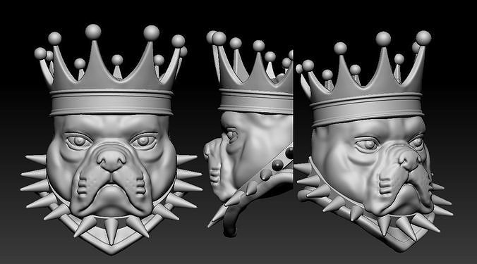 American Bully 3D print model