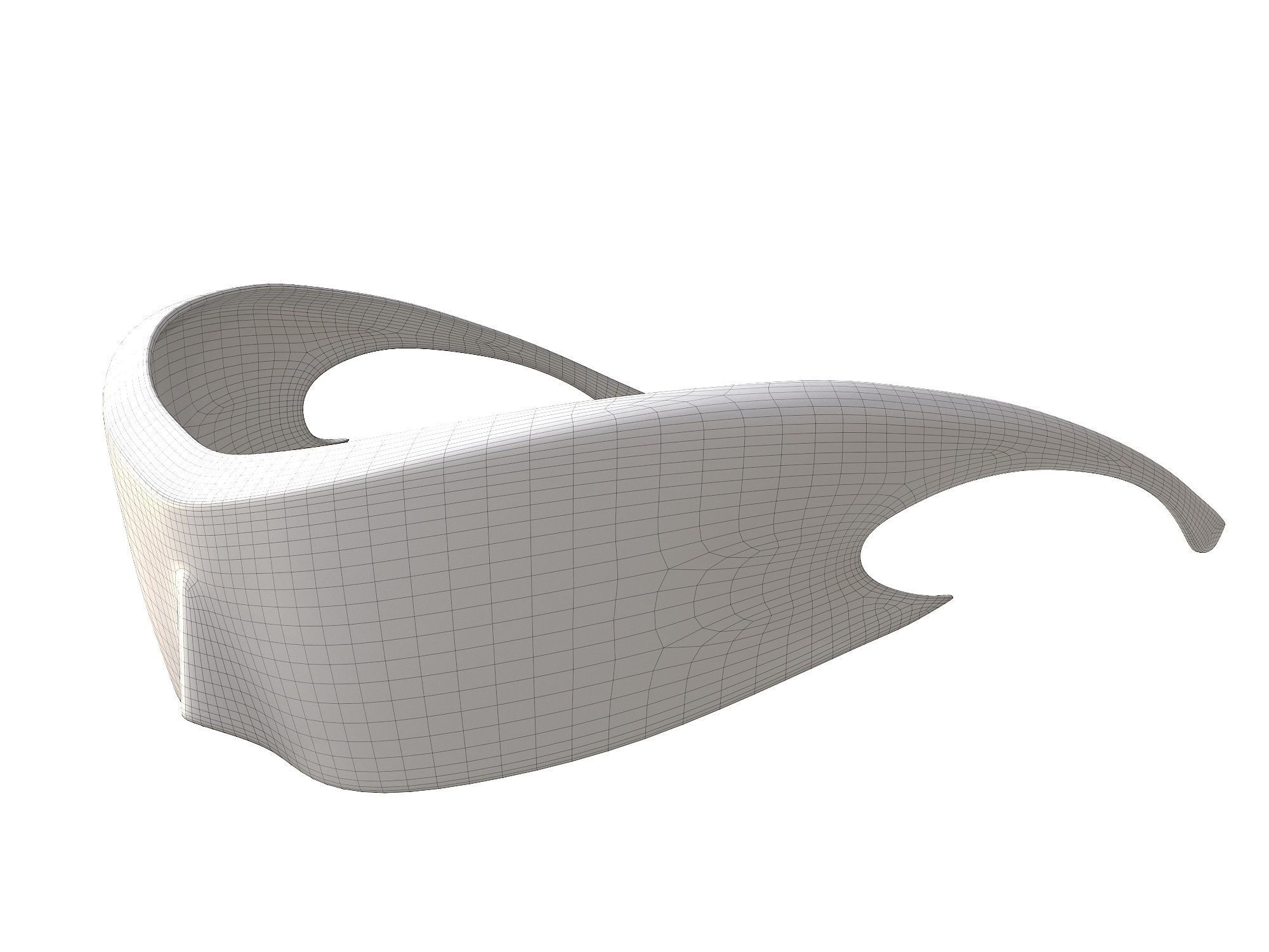 Balenciaga Speed Cat Sunglasses Low-poly 3D model_13