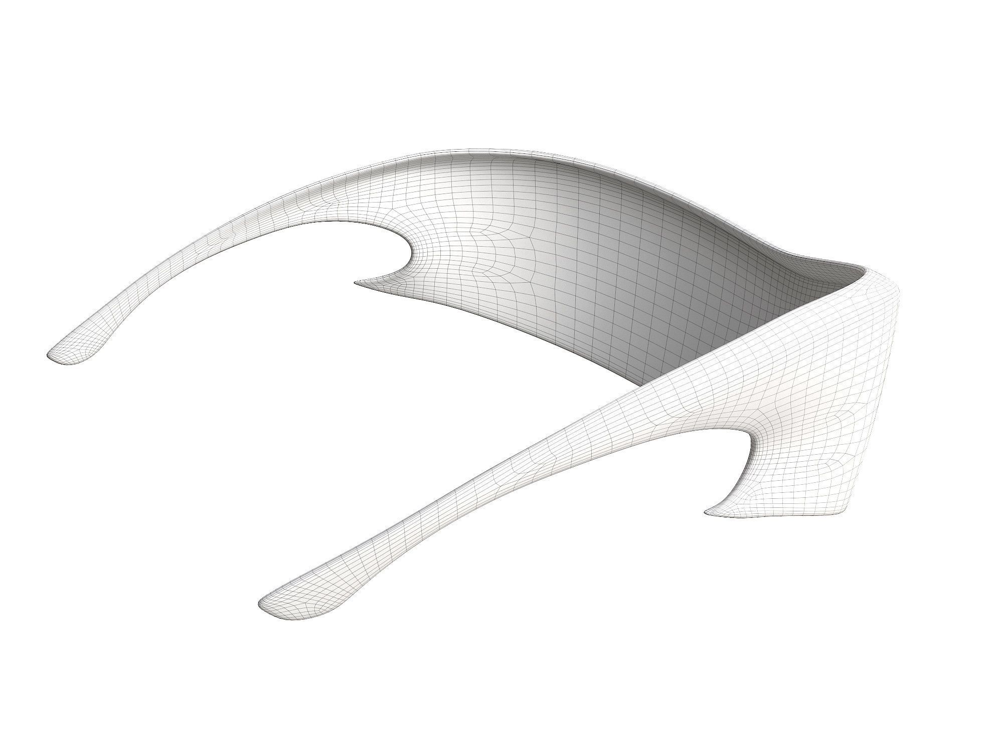 Balenciaga Speed Cat Sunglasses Low-poly 3D model_14