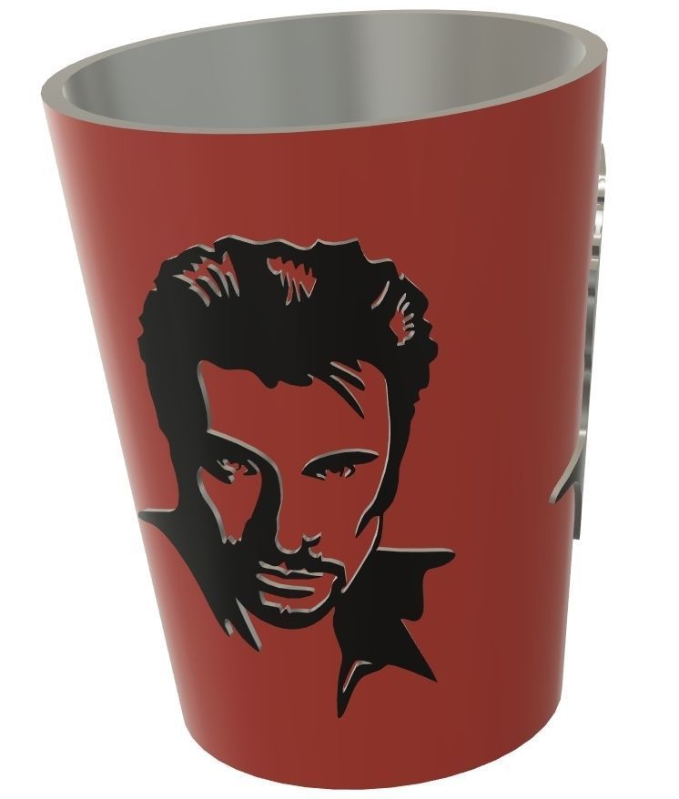 HALLYDAY JOHNNY 3D print model_1