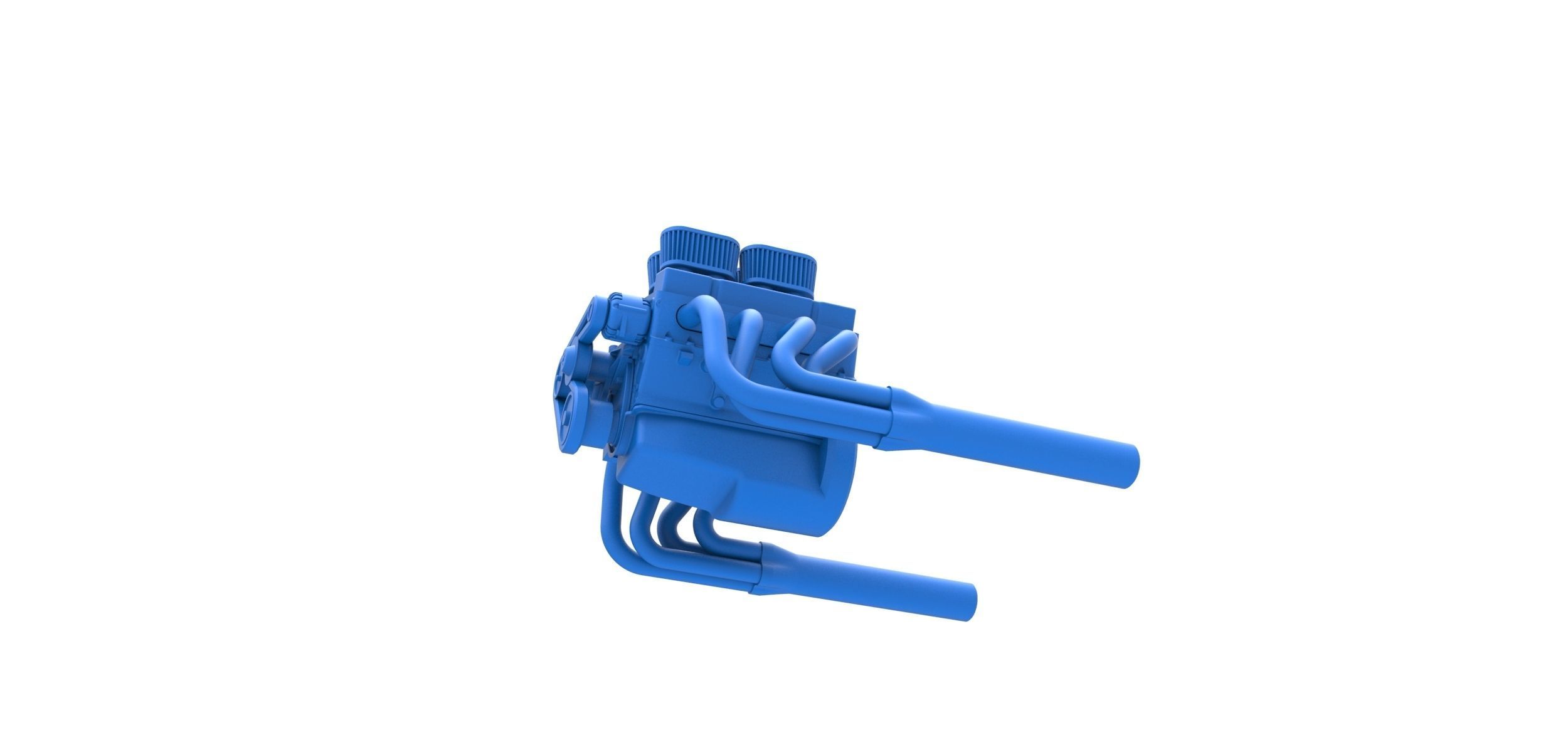 Engine V8 for Vintage Sprint car Scale 1 to 25 3D print model_2