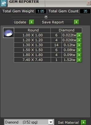 Round Diamond Milgrain Ring 1164 3D print model_5