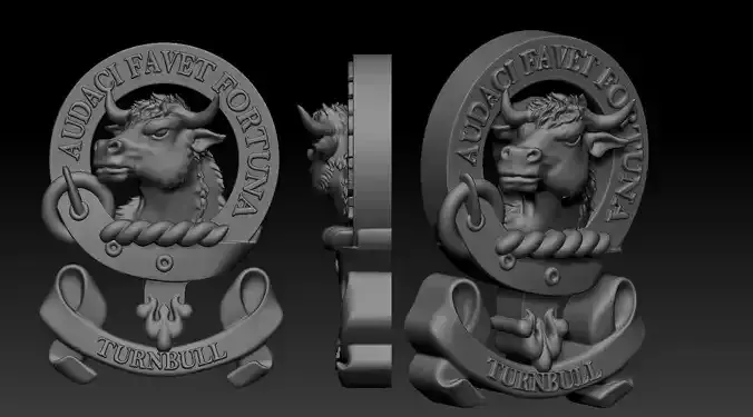 Turn Bull 3D print model