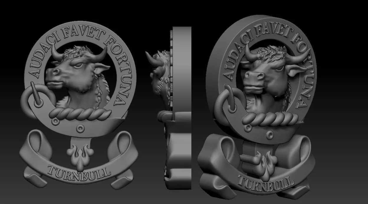 Turn Bull 3D print model_0