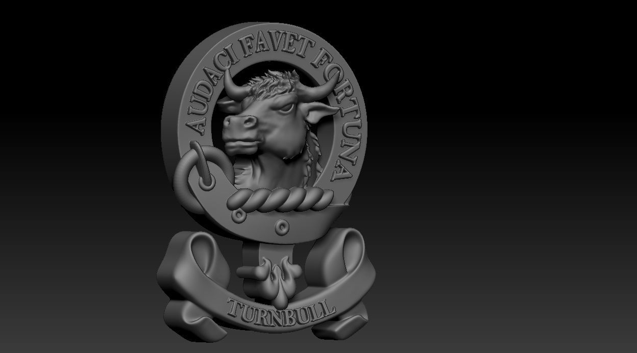 Turn Bull 3D print model_3