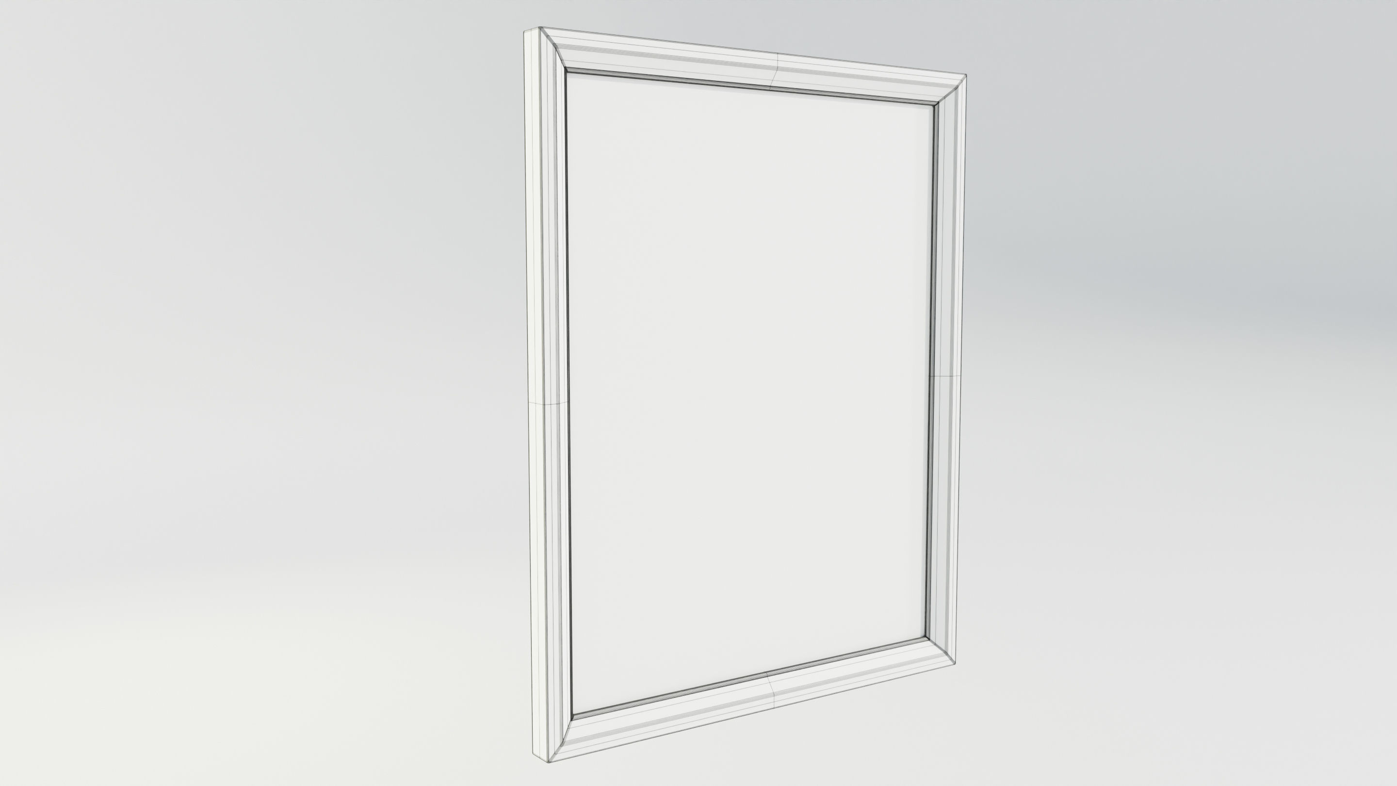 Wooden Frame 3D model_17