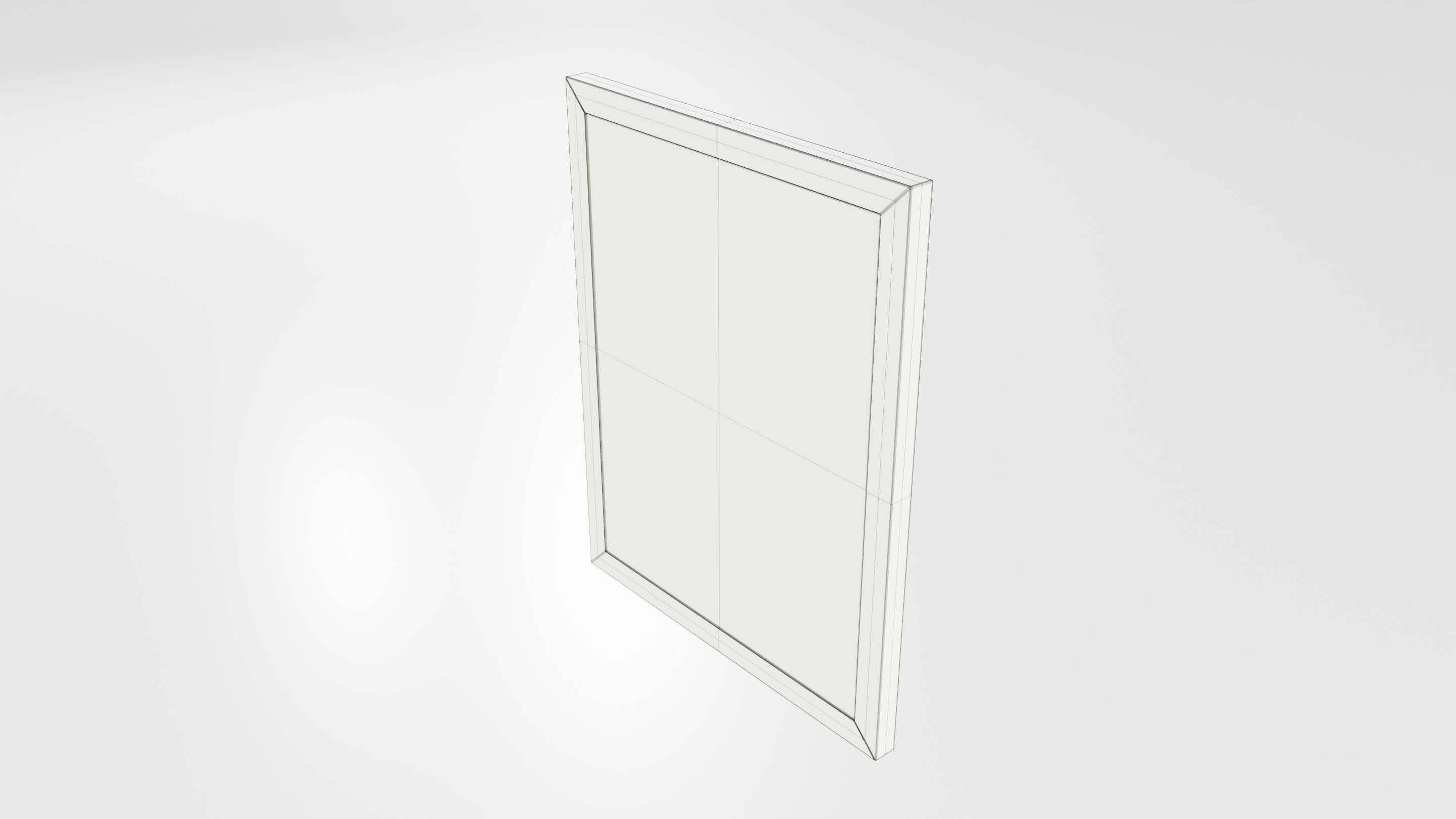 Wooden Frame 3D model_16