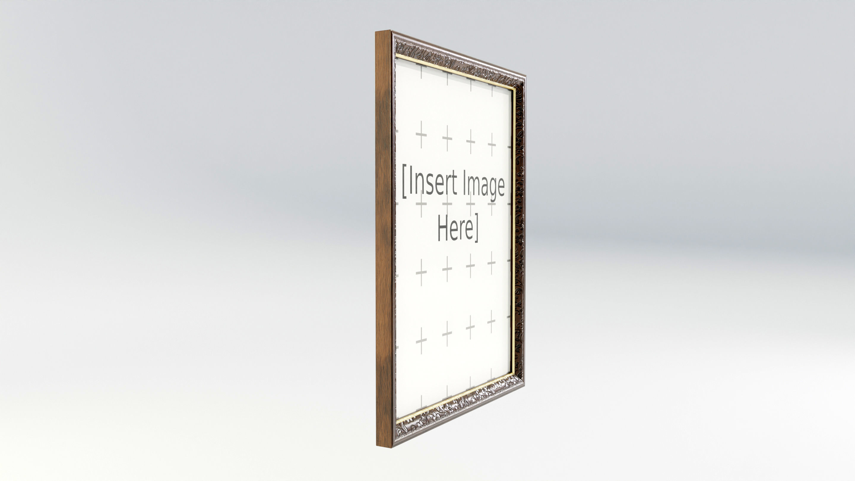 Wooden Frame 3D model_8