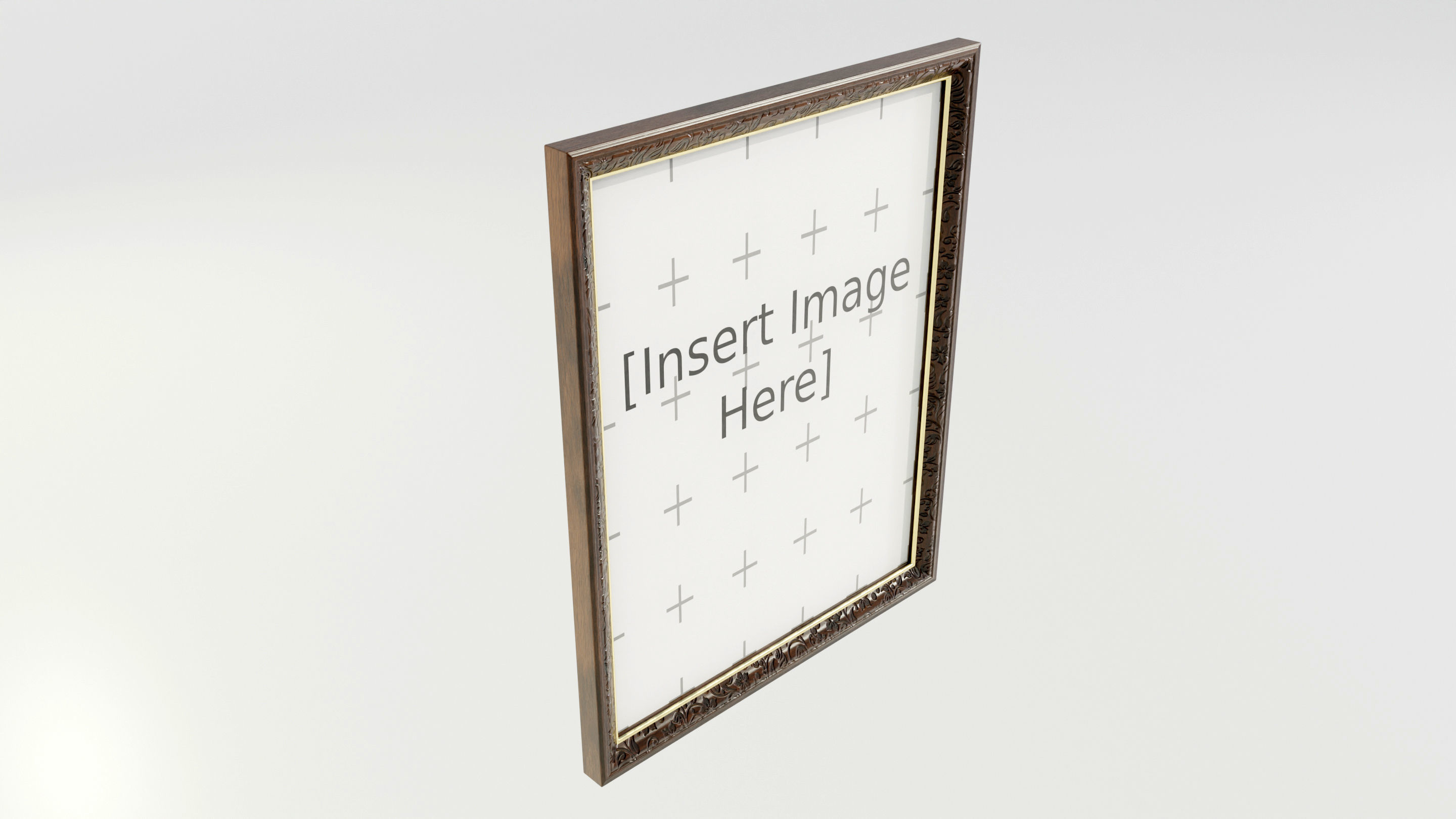 Wooden Frame 3D model_2