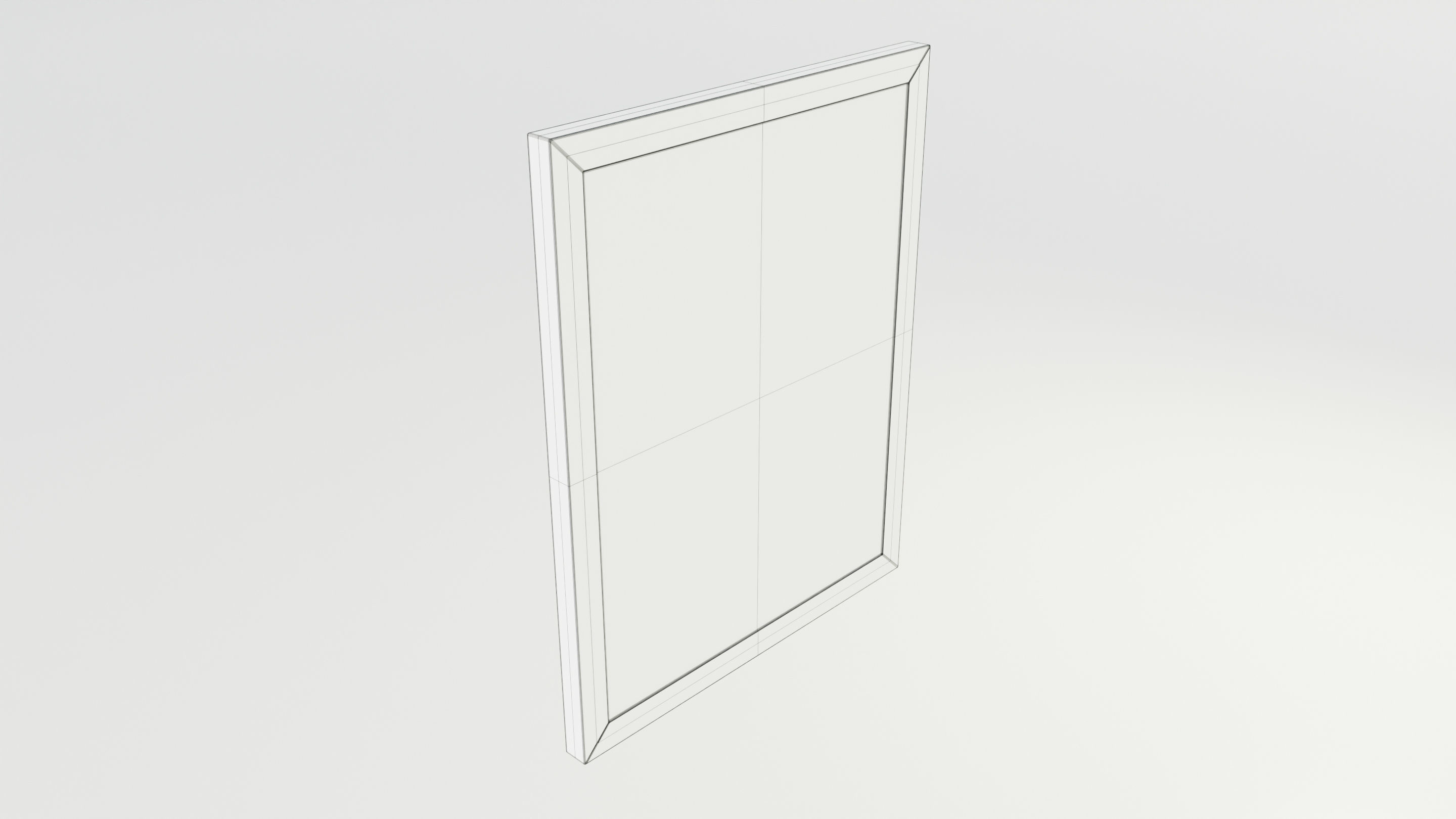 Wooden Frame 3D model_15