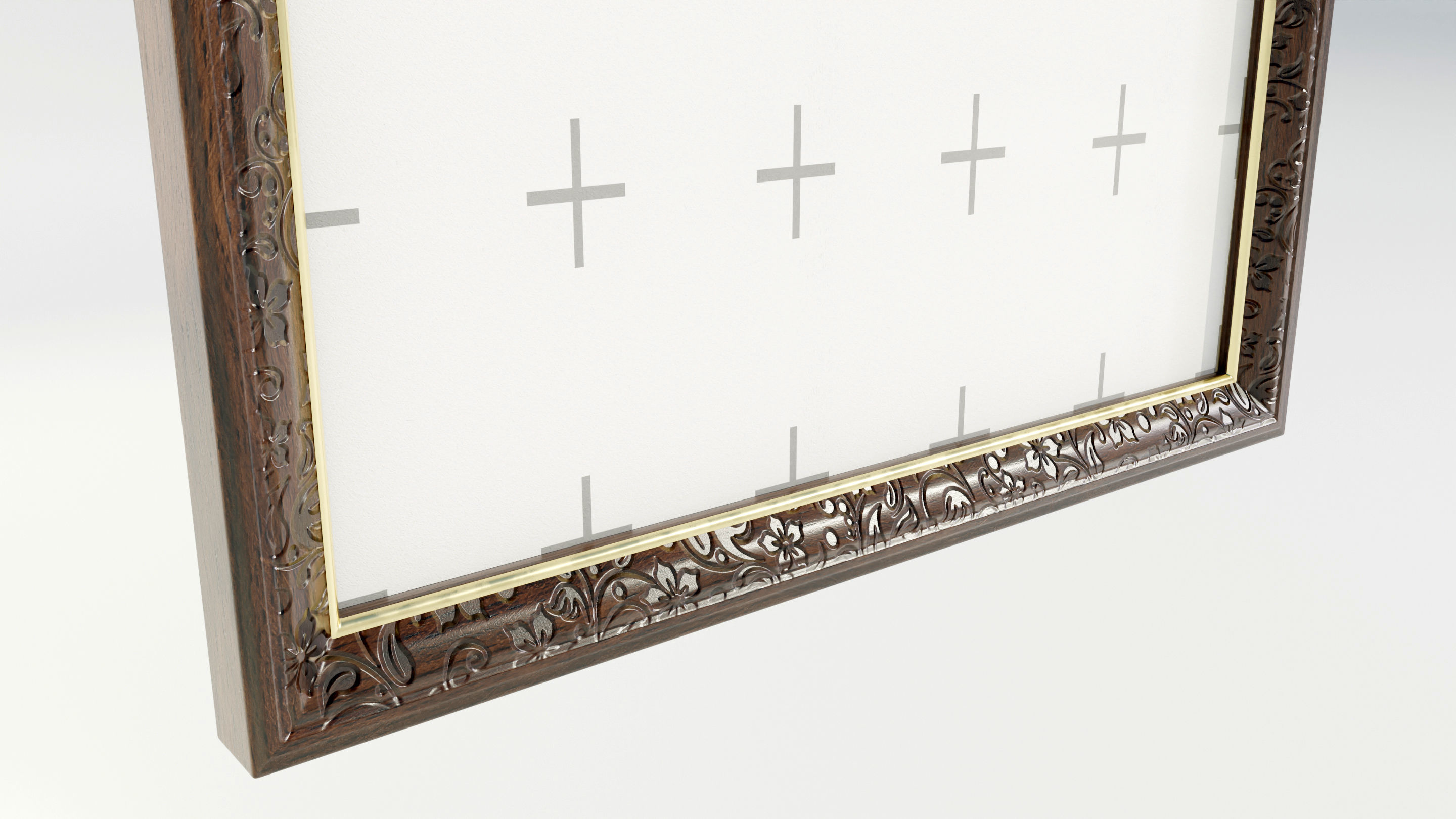 Wooden Frame 3D model_9
