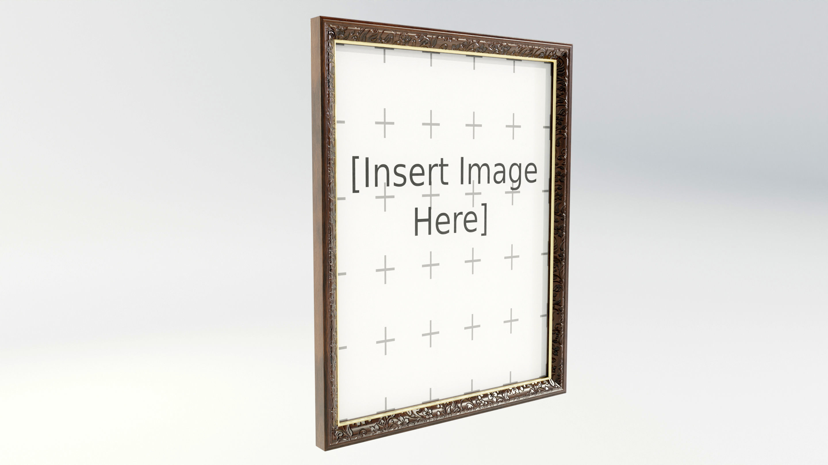 Wooden Frame 3D model_6