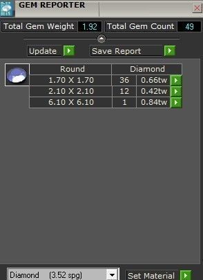 Round Halo Ring 1172 3D print model_5