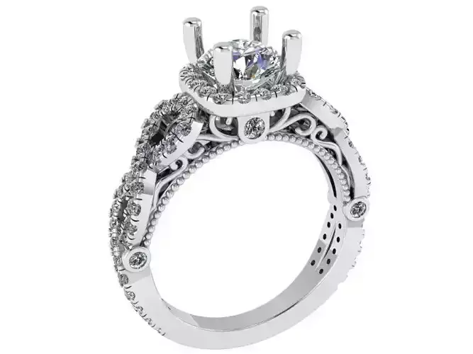 Halo Ornamental Ring 1177