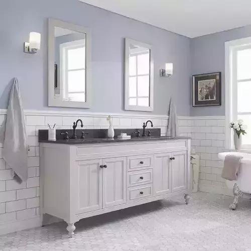 Dow Free Standing Double Bathroom Vanity 3D model
