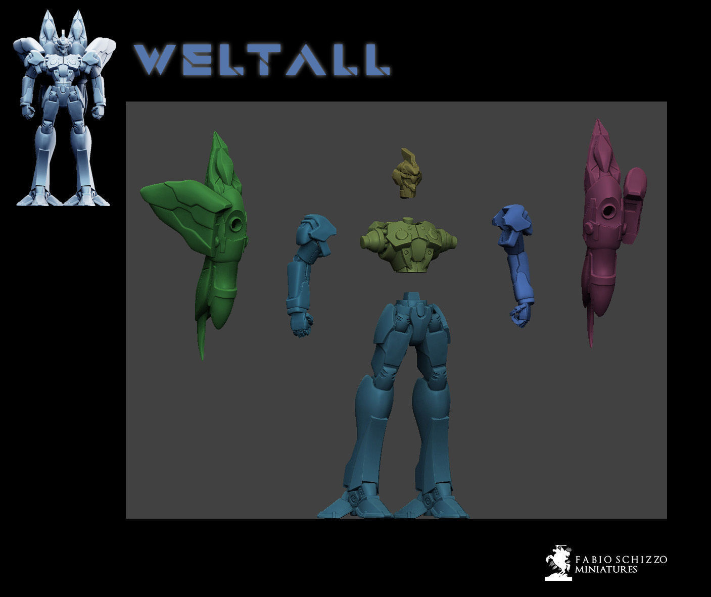 Weltall from Xenogears 3D print model_2