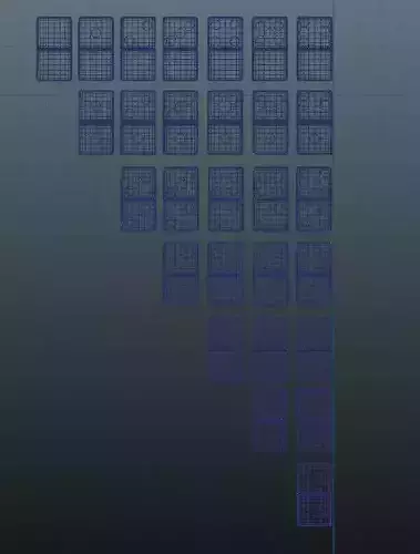 Domino play set pieces 3D print model