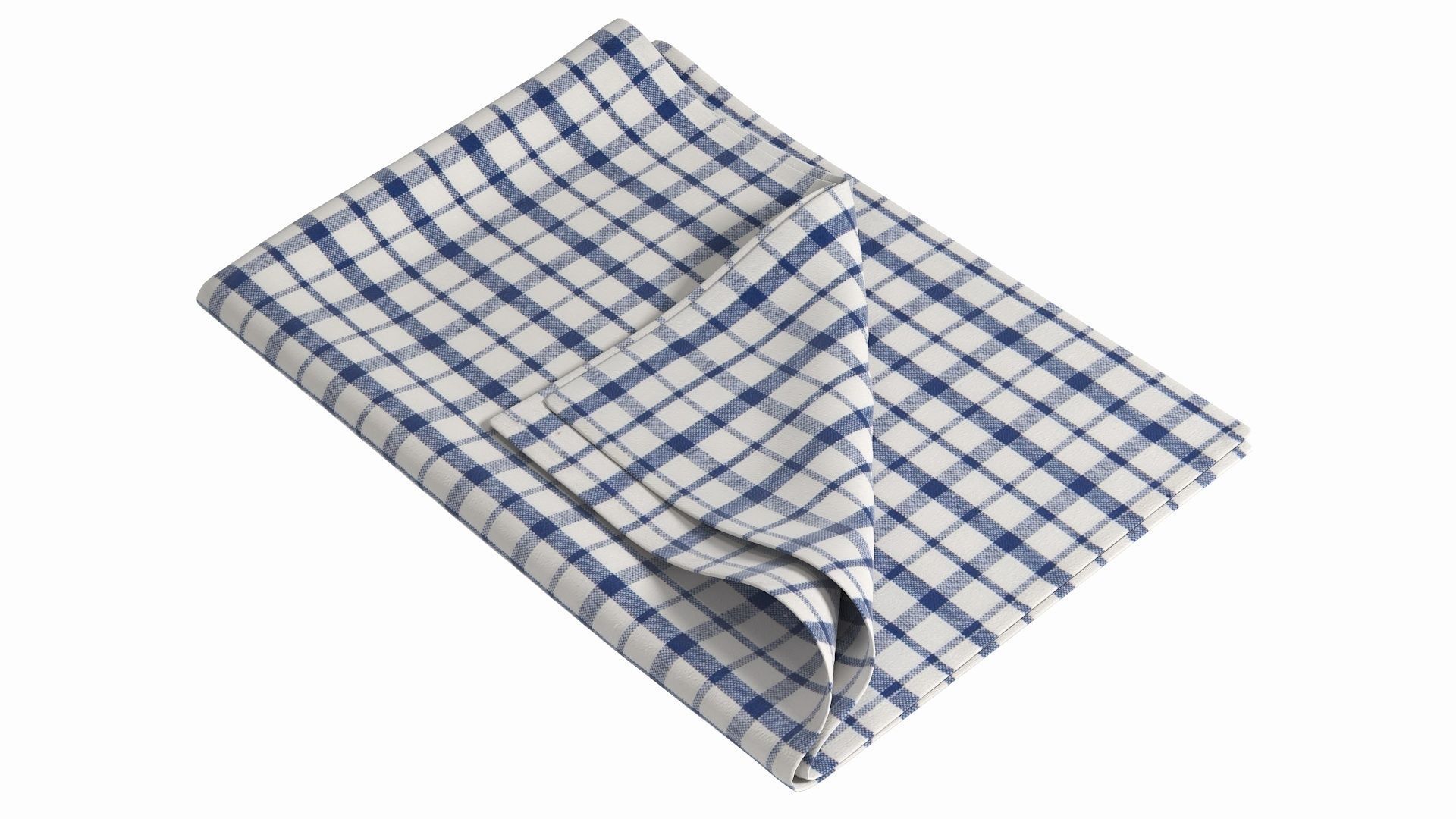 Tea Towel V5 Low-poly 3D model_13