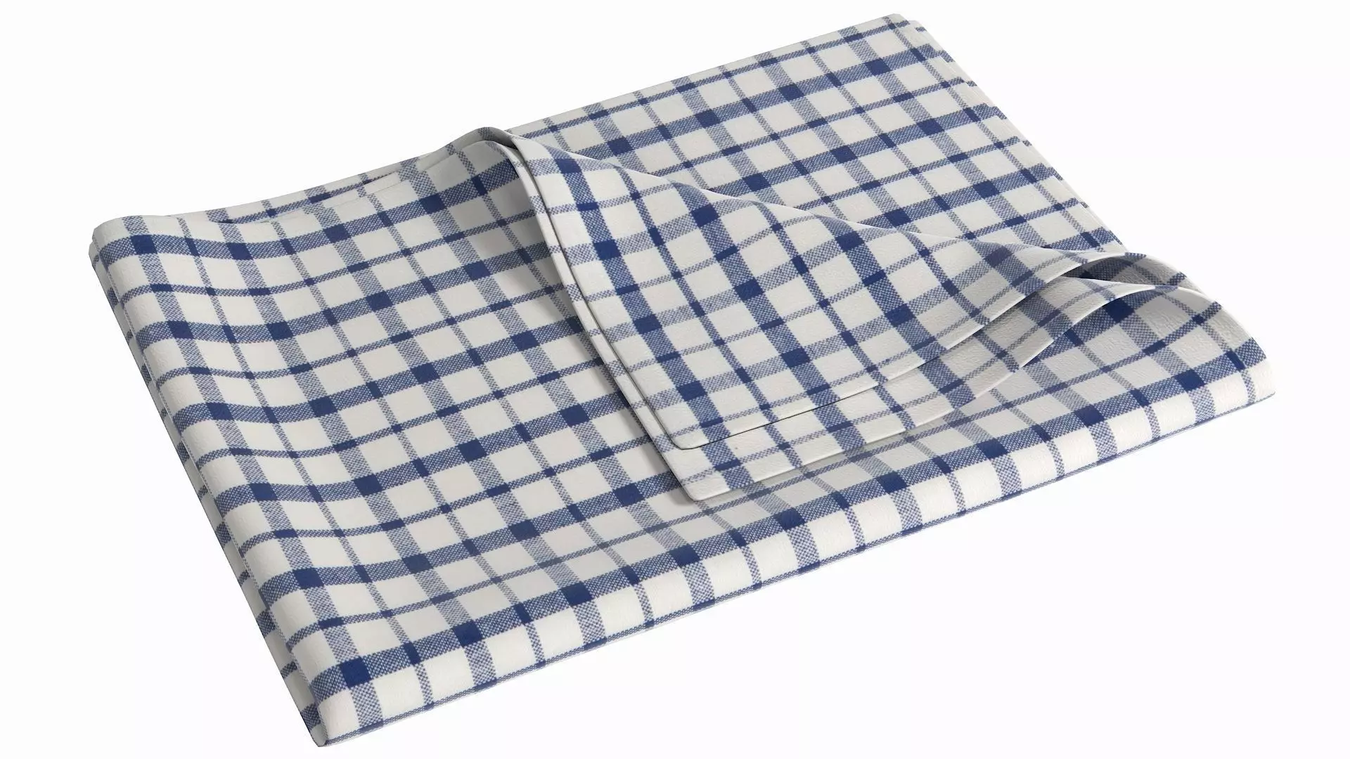 Tea Towel V5 Low-poly 3D model_0