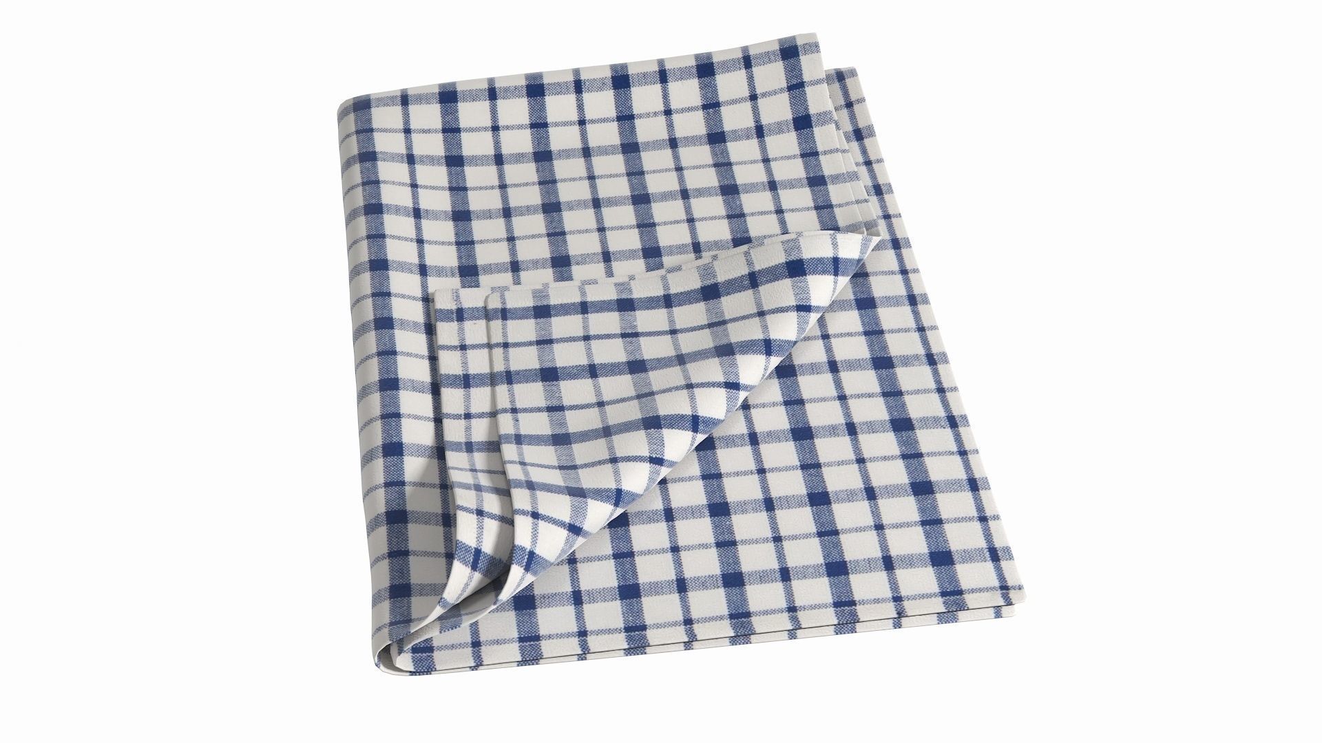 Tea Towel V5 Low-poly 3D model_12