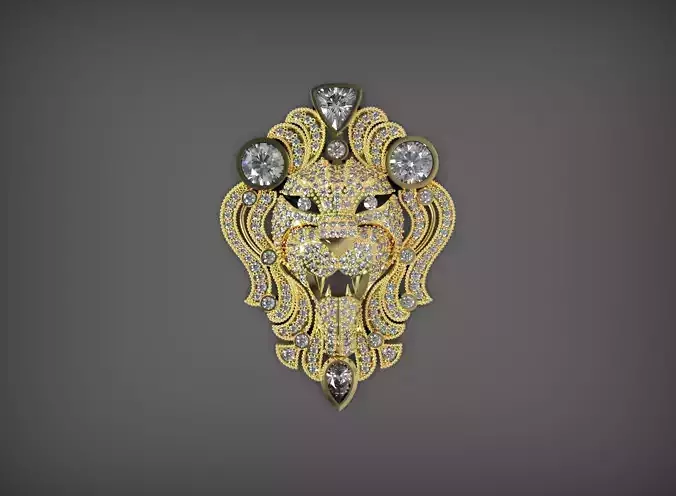 lion leon pendant