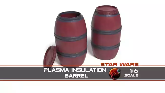 Plasma Insulation Barrel 1-6 scale Hottoys  3D print model
