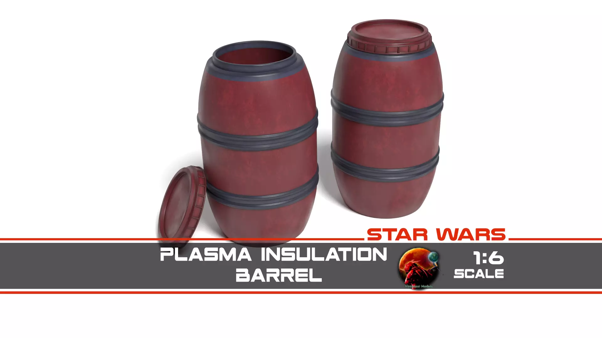 Plasma Insulation Barrel 1-6 scale Hottoys  3D print model_0