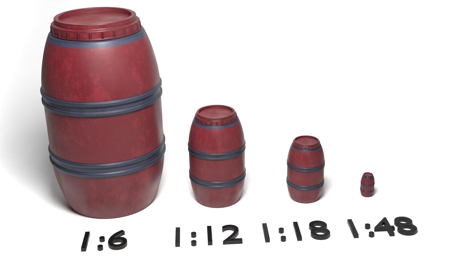 Plasma Insulation Barrel 1-6 scale Hottoys  3D print model_8