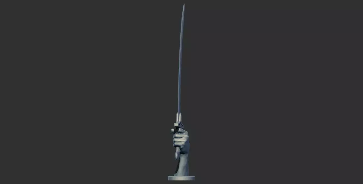 Hand Catching Sword 3d Printable Model 3D print model