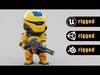 TOON CYBER TROOPER-B Rigged for Unreal Engine - Unity - MIXAMO 3D model_1