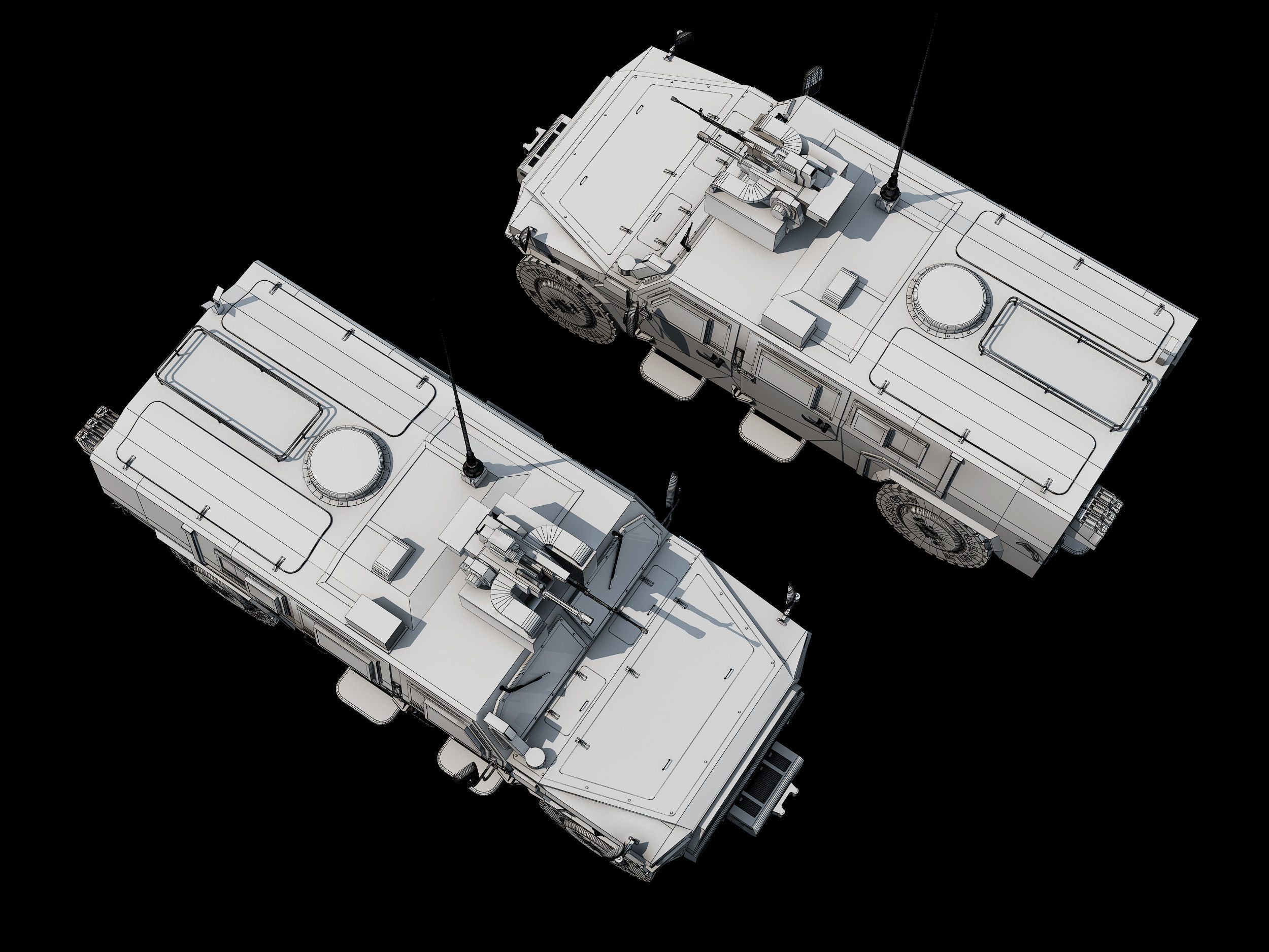  Dongfeng armored vehicle  3D model_8