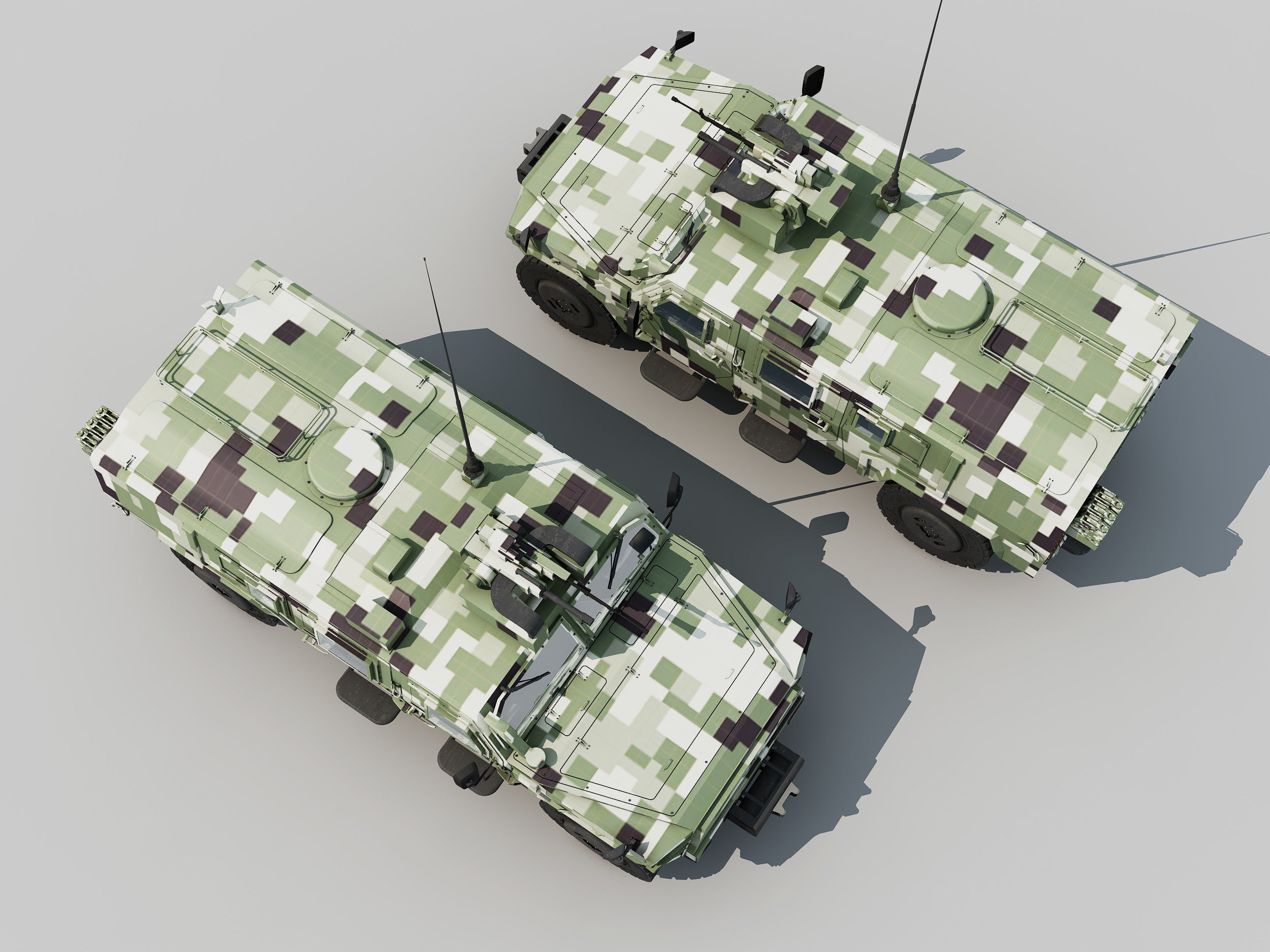  Dongfeng armored vehicle  3D model_2