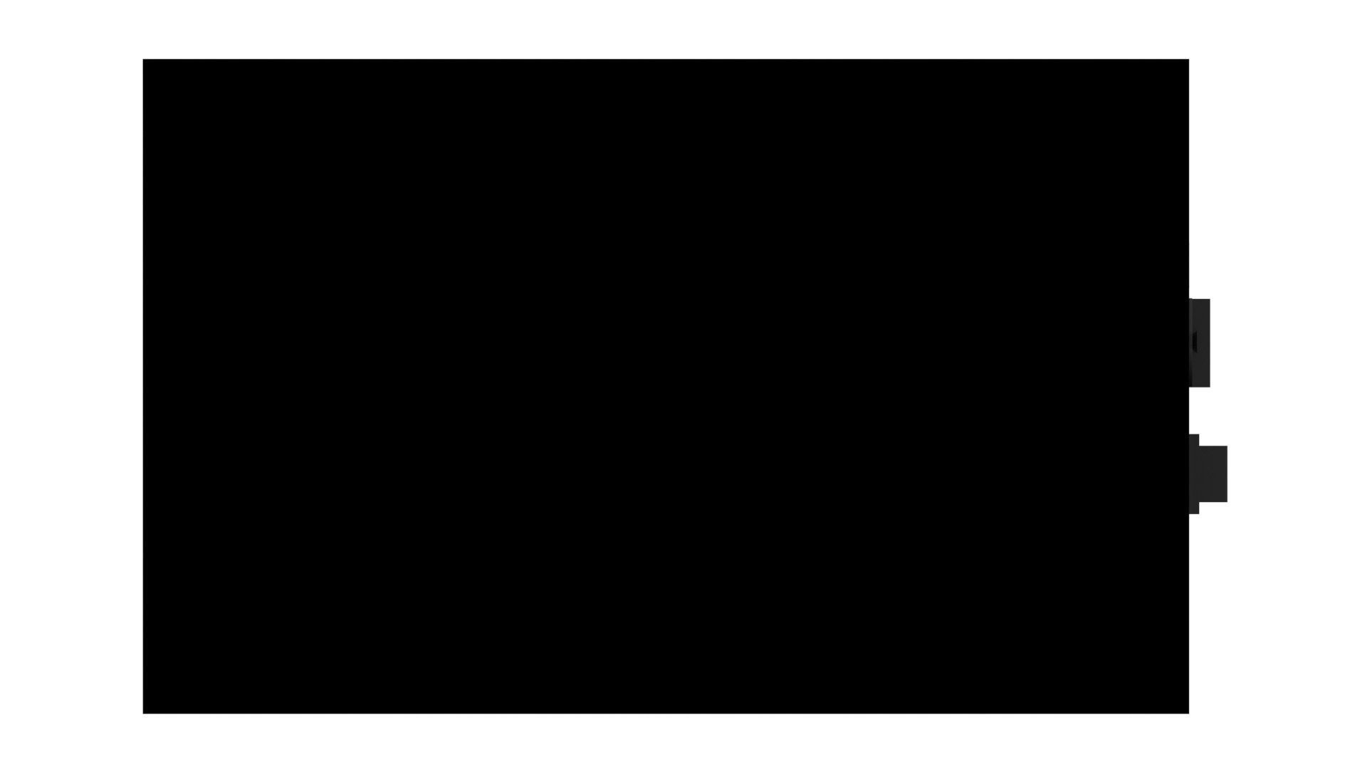 Black Power Supply Unit With Spinning Fan 3D model_14