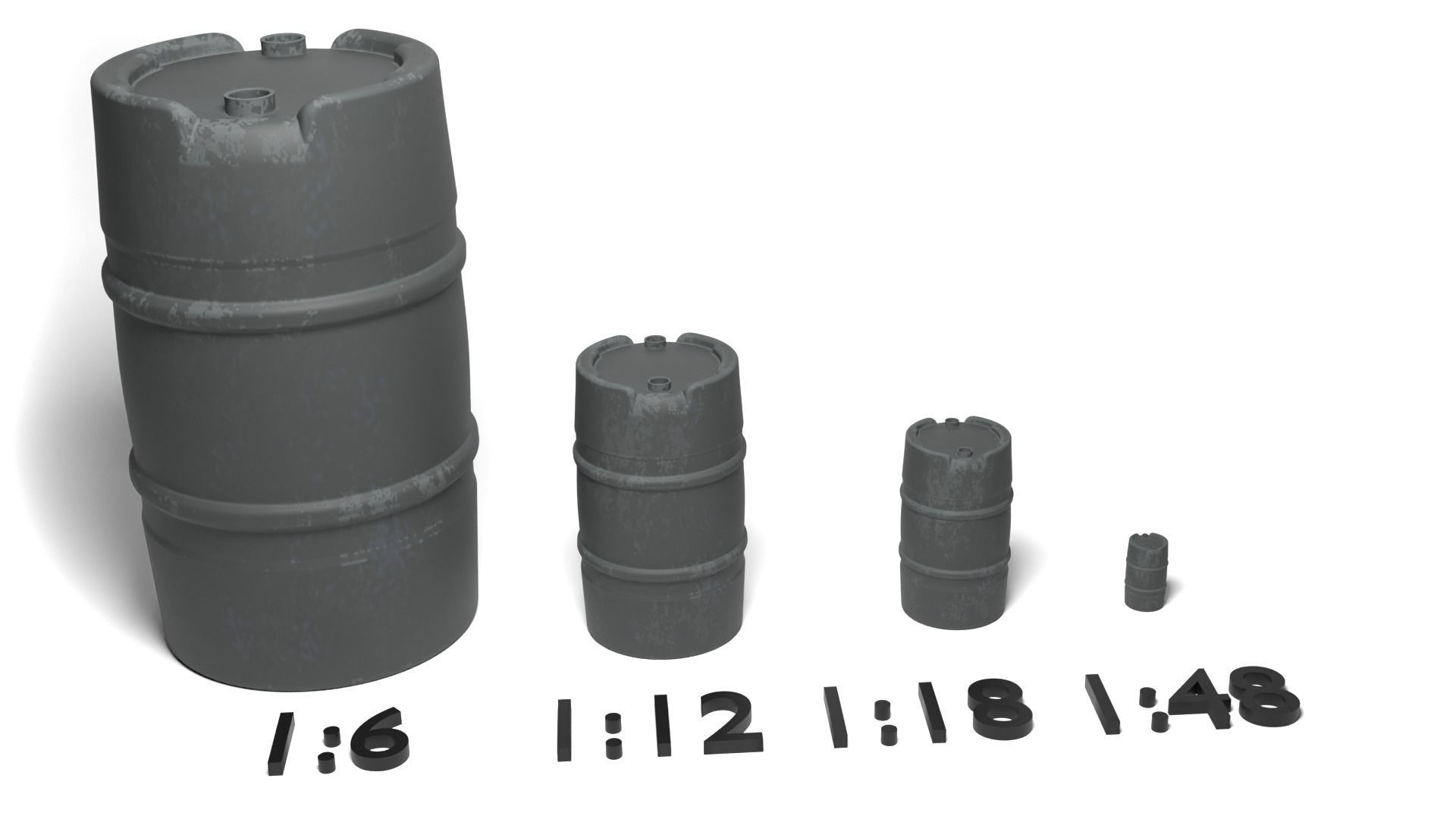 Tibanna Gas Canister 1-6 scale Hottoys 3D print model_5