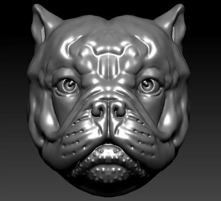 French Bulldog 3D print model_0