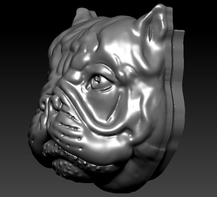 French Bulldog 3D print model_1