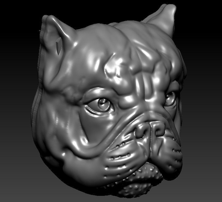 French Bulldog 3D print model_4