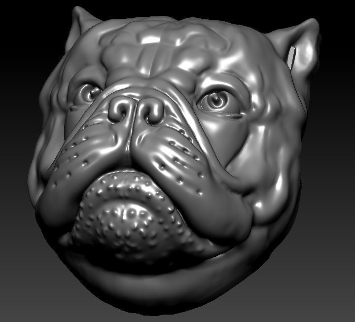 French Bulldog 3D print model_3