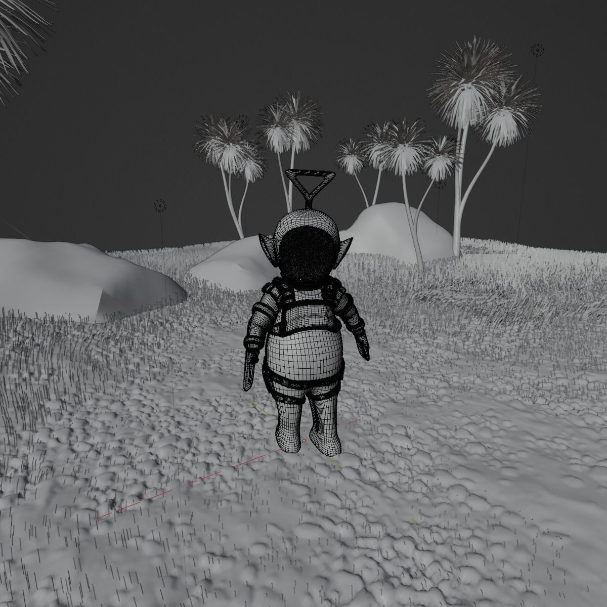 Teletubby - Tinkywinky 3D model_9