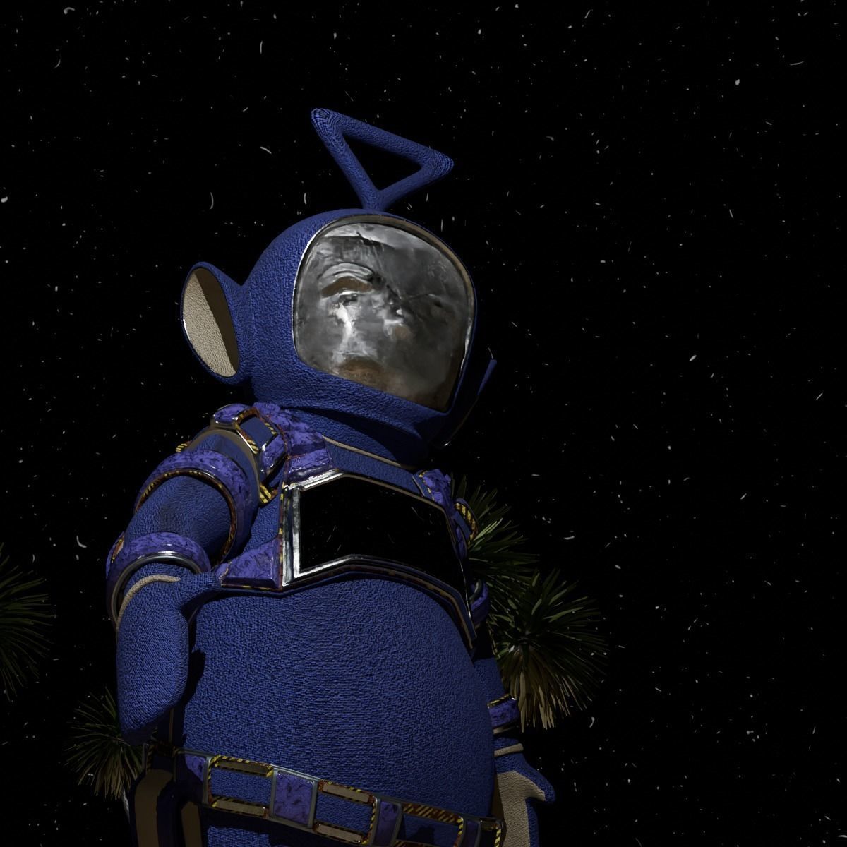 Teletubby - Tinkywinky 3D model_3