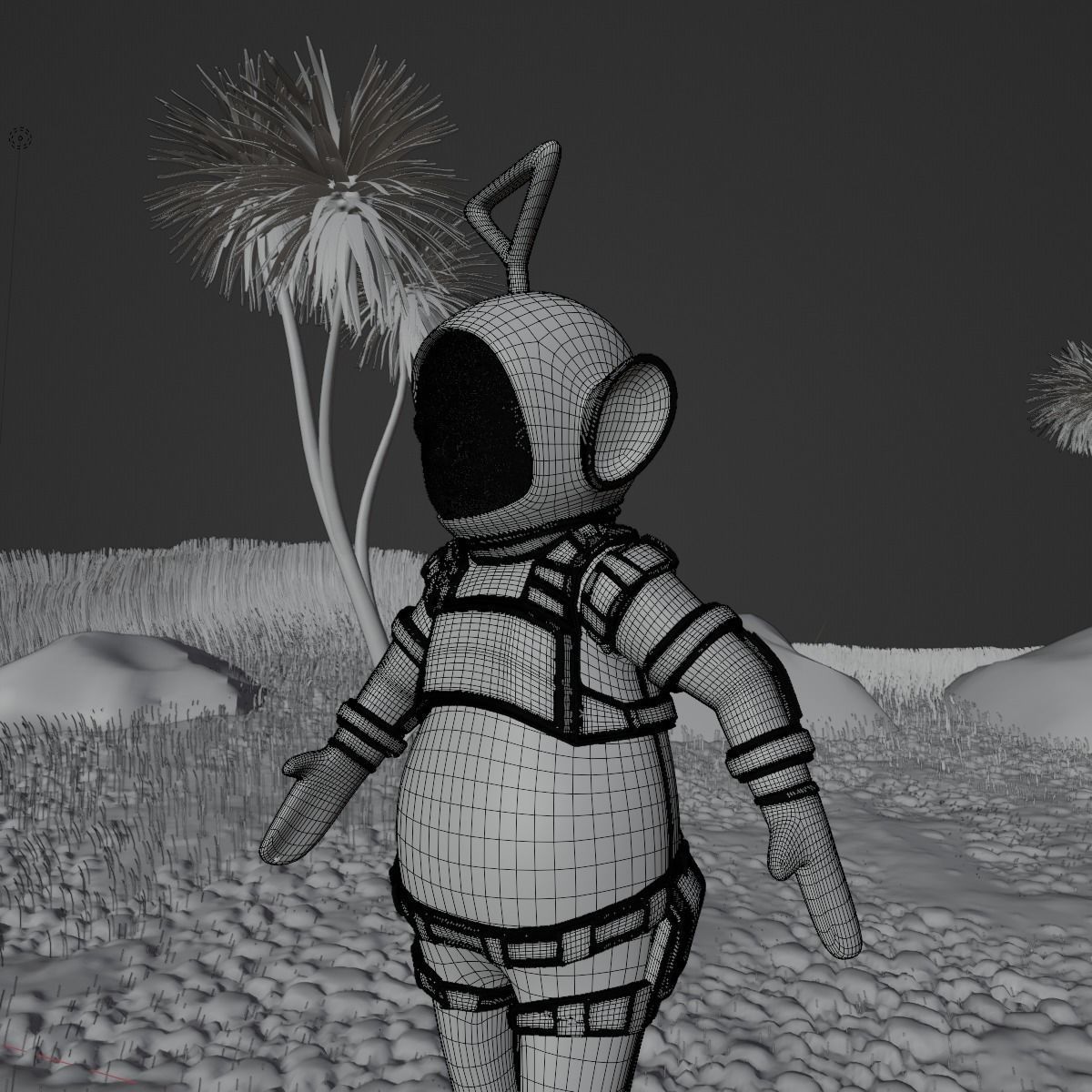 Teletubby - Tinkywinky 3D model_10