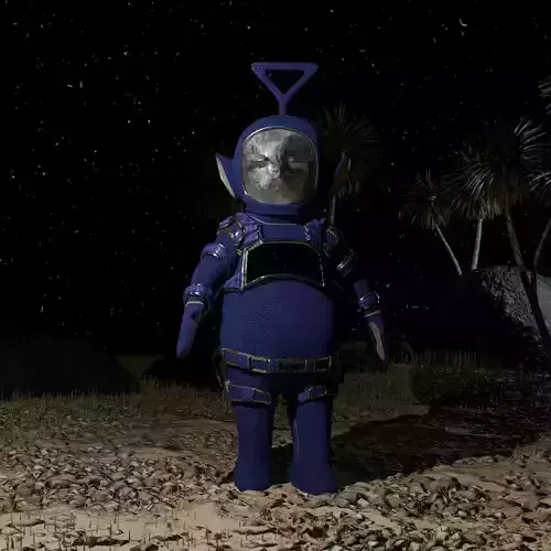 Teletubby - Tinkywinky 3D model Teletubby - Tinkywinky 3D model