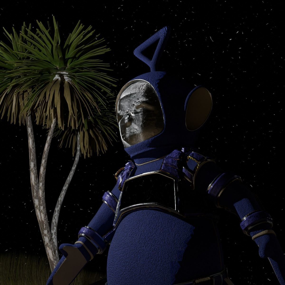 Teletubby - Tinkywinky 3D model_2