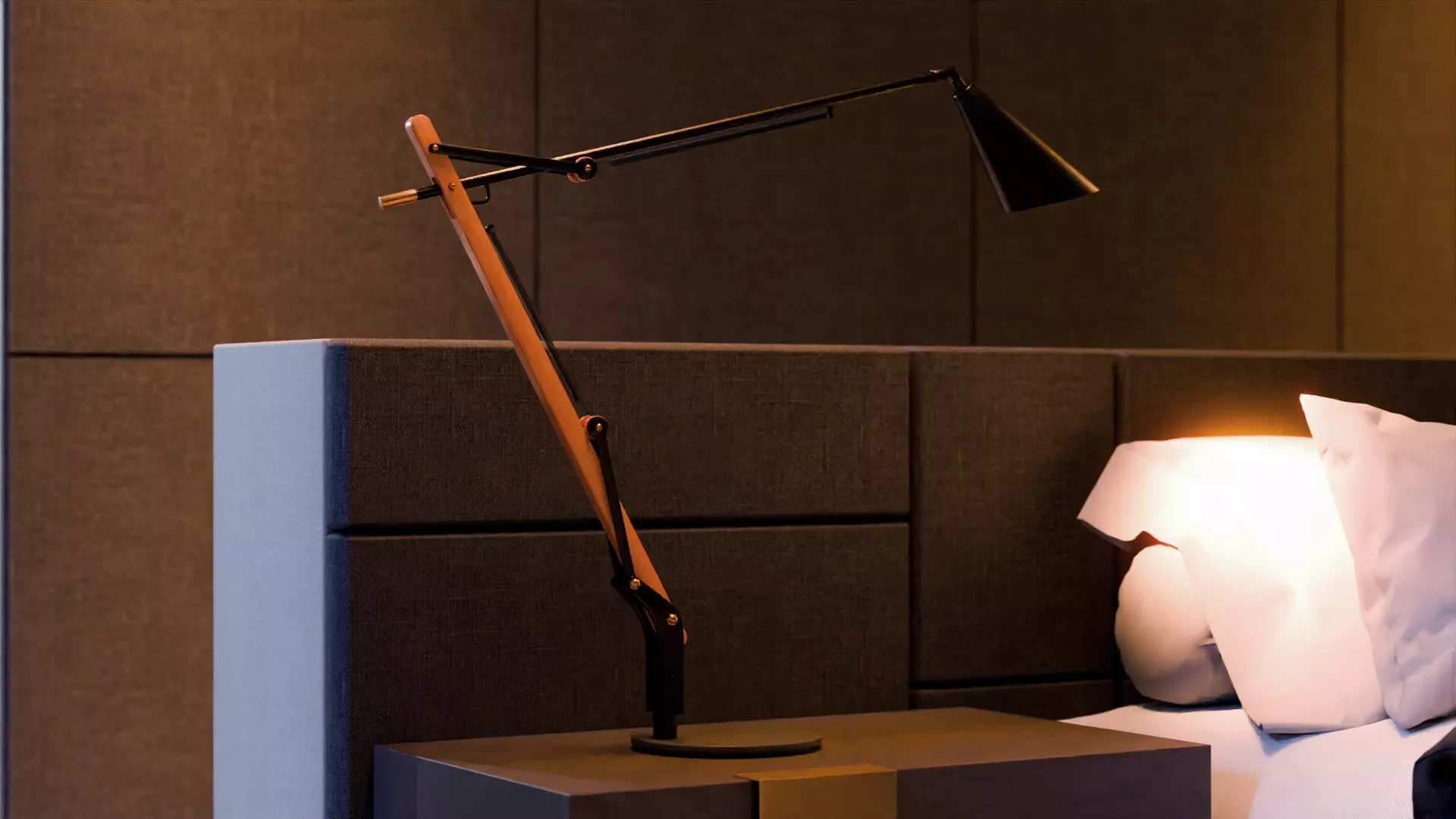 Table Lamp Bertolucci Leonardo - A815 Low-poly 3D model