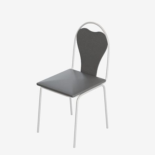 Garden Chair 02 Low-poly 3D model